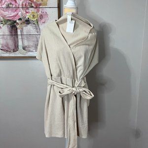 H&M • Shimmery Tan Romper - sz L